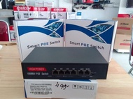 Switch POE 4 Port + 2 UpLink GigaByte