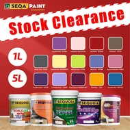 CLEARSTOCK 💥 Promotion 📌 1 Litre,  5 Litres Sequoia Interior Paint / Cat Dalam /Exterior Paint / Cat