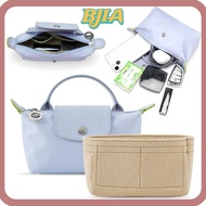 ❁BJA❁ Insert Bag, Multi-Pocket Storage Bags Linner Bag,  Travel Felt Portable Bag Organizer Longchamp Mini Bag