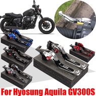 For HYOSUNG Aquila GV300 S GV300S GV 300 S Accessories Motorcycle Adjustable Brake Clutch Levers Par