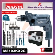 MAKITA Hammer Drill 430W M8103B - 1 Year Warranty ( MAKITA IMPACT DRILL M8103G M8103 )