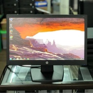 LAYAR LED MONITOR hp V194 19 INCH WIDESCREEN SCREEN STEADY