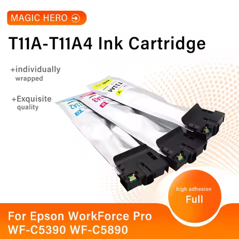 T11A T11B Ink For Epson T11A WF-C5890 WF-C5390 Printer South America With Chip T11A1 T11B1 T11A2 T11
