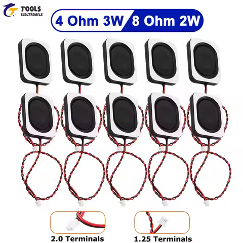 1PCS 5PCS 10PCS 4 Ohm 3W/8 Ohm 2W Speaker 1.25 or 2.0 Terminal Small Cavity Notebook Computer 3525/2
