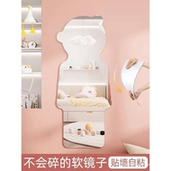 Acrylic Soft Mirror Wall Self-Adhesive HD Full-Length Mirror Bathroom Bedroom Mirror Stickers Dressi