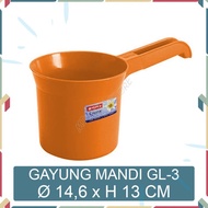 MICTON Lion Star Round Water Scooper 1.5 Liter GL-3 Orange