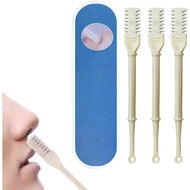 2in1NasalHairCutter,Upgraded3PCSDoubleSidedNoseHairKnife360°RotatingHairTrimmer,NoseHairKnifeManualH