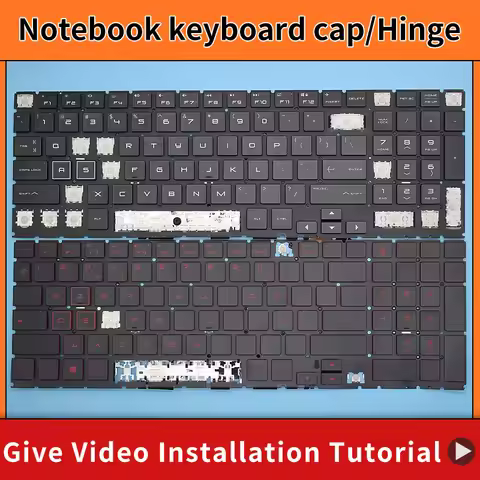 Replacement Keyboard for HP Omen 15-DC 15-DH TPN-C144 Q211 C143 Gaming Laptop letters StoneTaskin Ba