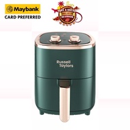 Russell Taylors Z1 Green Air Fryer 4.2L 1200W | Manual Dial | 80-200°C | 30min Timer
