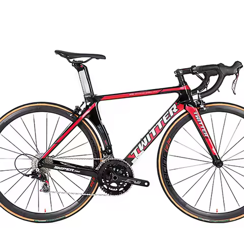 Factory Direct Sale Twitter Sniper Bicycle 700C Carbon Bike Inner Cable Design Aero Racing Road Bike