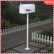 [FunfuneeMY] Classic Outdoor Mail Box Large Lockable Letterbox Secure Parcel Post Box for Home or Fa