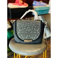 Steve Madden Black crossbody bag with Rhinestone