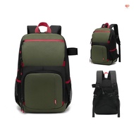 Camera Backpack Water-resistant Camera Bag Photography Backpack Large Capacity Camera Case with Tripod Holder 15.6 Inch Laptop Compartment for Women Men