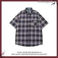 NEO CROP BOXY MOODDAY PROJECT FLANNEL WORKSHIRT