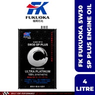 【100% ORIGINAL】FK FUKUOKA Pro V6500SP 5W30 Fully Synthetic SP 4L Ultra Platinum Engine Oil For Proto