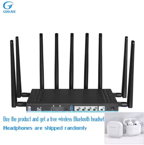 SZGJ Dual SIM Card 5G Router 2*SIM Wifi6 3000Mbps Openwrt DDR4 1GB 4*LAN USB3.0 5G Modem MU-MIMO 4T4