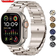 Stainless Steel Watch Strap For Watch 49Mm 45Mm 41Mm 38 40 42 44 Mm Chain Strap 3 Links Strap For Iw