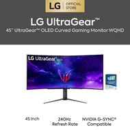 LG 45'' 45GR95QE UltraGear™ OLED Curved Gaming Monitor WQHD with 240Hz Refresh Rate 0.03ms Response 