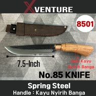 XVenture Spring Steel Knife Parang Besarung No.85 / Camping Knife / Pisau Parang / Camping / Fishing