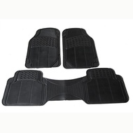 Karpet Karet 3 Potong 2 Baris Karpet Mobil Tebal Universal Anti Slip High Quality Universal Car Mats