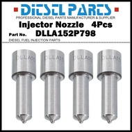 4x Diesel Fuel Injector Nozzle Tips 093400-7980 DLLA152P798 for ISUZU NPR NQR NRR 5.0d 5.2d 4JH1 4HK