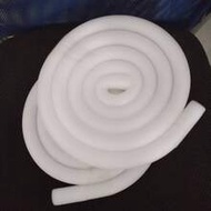 2.5cm Dia. X 210cm Foamed Polyethylene Polystyrene Empty & Solid Foam Tubes, White & Colorful, Shock
