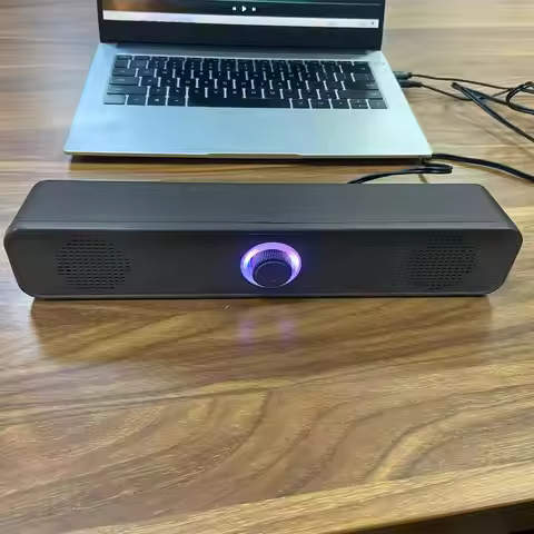 Desktop Speakers Desktop Computer Speakers Loud Sound Deep Bass Soundbar For Monitor Projector Stage