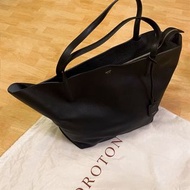 *包順豐SF* OROTON- 黑色皮袋 手袋 大袋 Duo Large Leather Tote (Black)