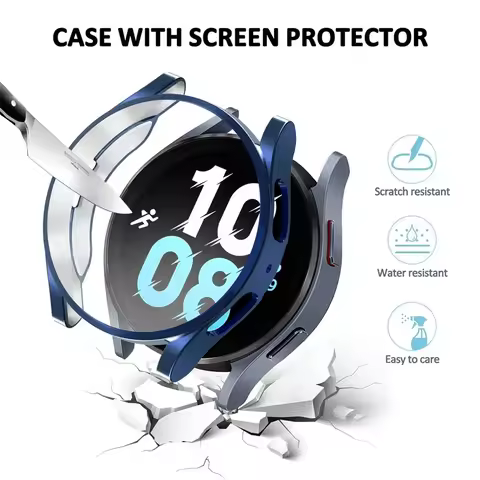 TPU Case for Samsung Galaxy Watch 5-4-Active 2 40mm 44mm Active2 soft Shell Full cover Bumper Screen