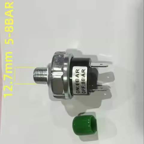 Air Pressure Switch G1/4 G1/8 Threaded Air Compressor Pressure Control Switch For 12-24v For Air Hor