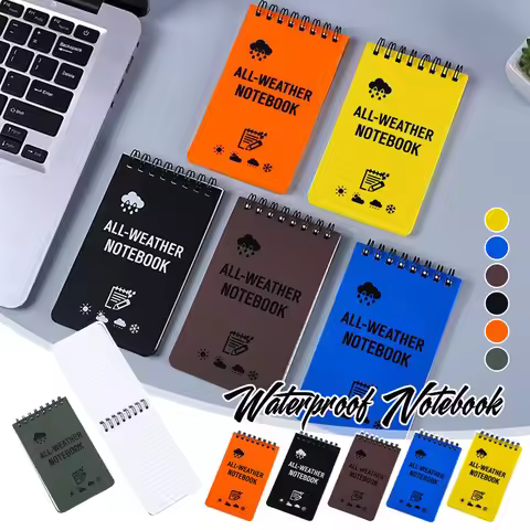 1pc Waterproof Pocket Notebook Tactical Mini Memo Pad With Lined Pages Spiral Notebook Mini Memo Pad