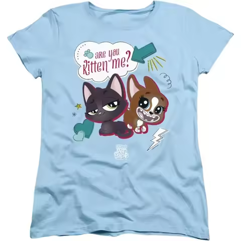 Womens Are You Kitten Me Littlest Pet Shop Shirt
