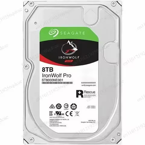 For New 18tb 16tb 14tb 10tb 8tb 6tb 4tb Ironwolf 3.5" Sata3 Nas Hard Drive 6gb/s 7200rpm New