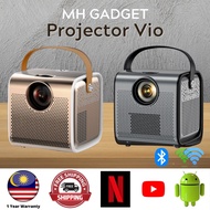 MH GADGET Vio Smart Projector Support Android System Built-in TV Box