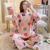 Mumu #TN13 Terno Pajama Korean Fashion For Adult Sleepwear Set For Women Free Size beautiful