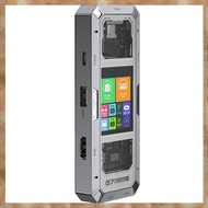 [K U Y G] G71 7 in 1 Aluminum Alloy  Docking Station Smart Screen Display Type-C to HDM2.0 USB3.0 HU