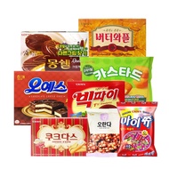 [From korea] Every Korean snacks Honey butter amond Olive young pepero