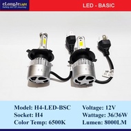 Basic H4 12V 6500K LED Lamp - Elongje