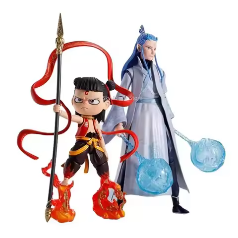Bandai Tamashii S.h.figuarts SHF Nezha Birth of The Demon Child Ao Bing Collectible Model Cartoon De