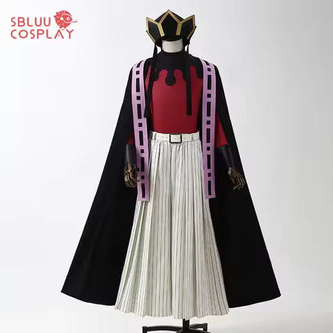 SBluuCosplay Doma Douma Cosplay Costume Embroidery Hat SR Quality Halloween Christmas Gift