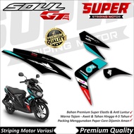 Soul GT 115 Stickers Anti-Fade Cool Soul GT 115 Striping Yamaha Soul GT 115 Petronas