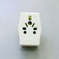 13A Multi Adaptor (For 2 Terminal Flat & Round Pin Converter)