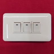 National Panasonic 3 Gang Triple Switch 3 Gang Switch