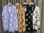 MLB老花針織毛衣外套