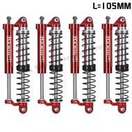 Adjustable Oil L=105mm Metal Negative Pressure Shock Absorber Double Damper For 1/8 Rc Crawler Car M