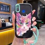 Casing hp for VIVO Y91 Y91i Y93 Y95 Y91C Y1S Y90 Case Colorful Cat Pattern Silicone Phone Case Perso
