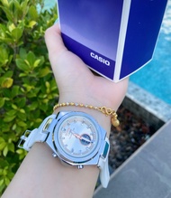 นาฬิกาcasio GSM-S200 คาสิโอเบบี้จี นาฬิกาข้อมือผู้หญิง สายยางหัวเหล็กตัวใหม่ล่าสุด ตั้งเวลาให้ฟรี แถมกล่อง