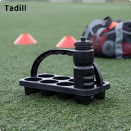 Tadill Hole Water Bottle Rack Portable Football Training Bottle Stand Quick Blk