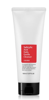 COSRX Salicylic Acid Daily Gentle Cleanser, Salicylic Acid 0.5%, Tea Tree Leaf Oil 0.2%, Acne Treatment Cleanser for