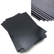 1Pc Durable ABS Styrene Plastic Flat Sheet Plate 1mm x 200mm x 300mm Black